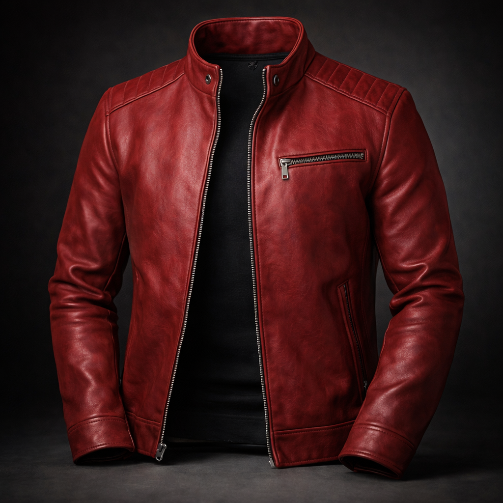 Men's Leather Classic Jacket