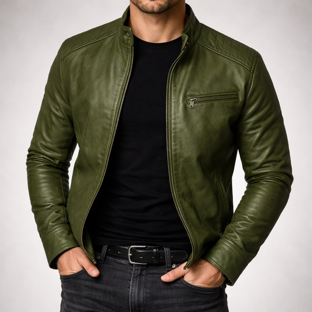 Men's Leather Classic Jacket