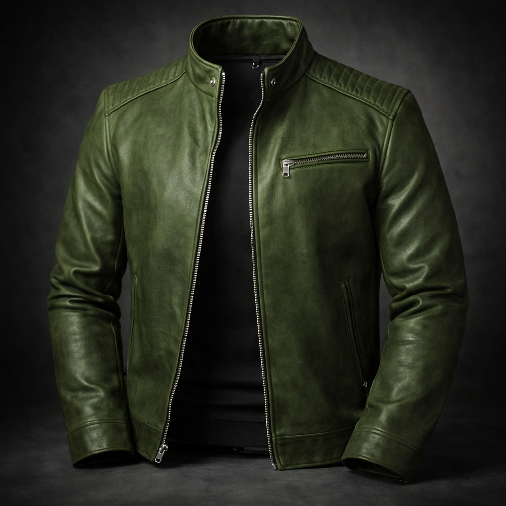 Men's Leather Classic Jacket