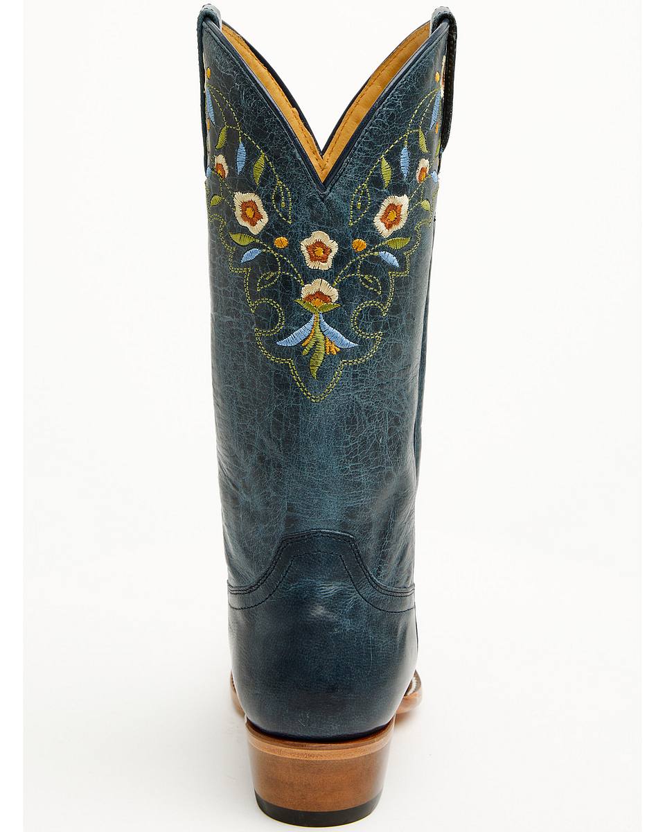 Women's Floral Western Snip Toe Boots