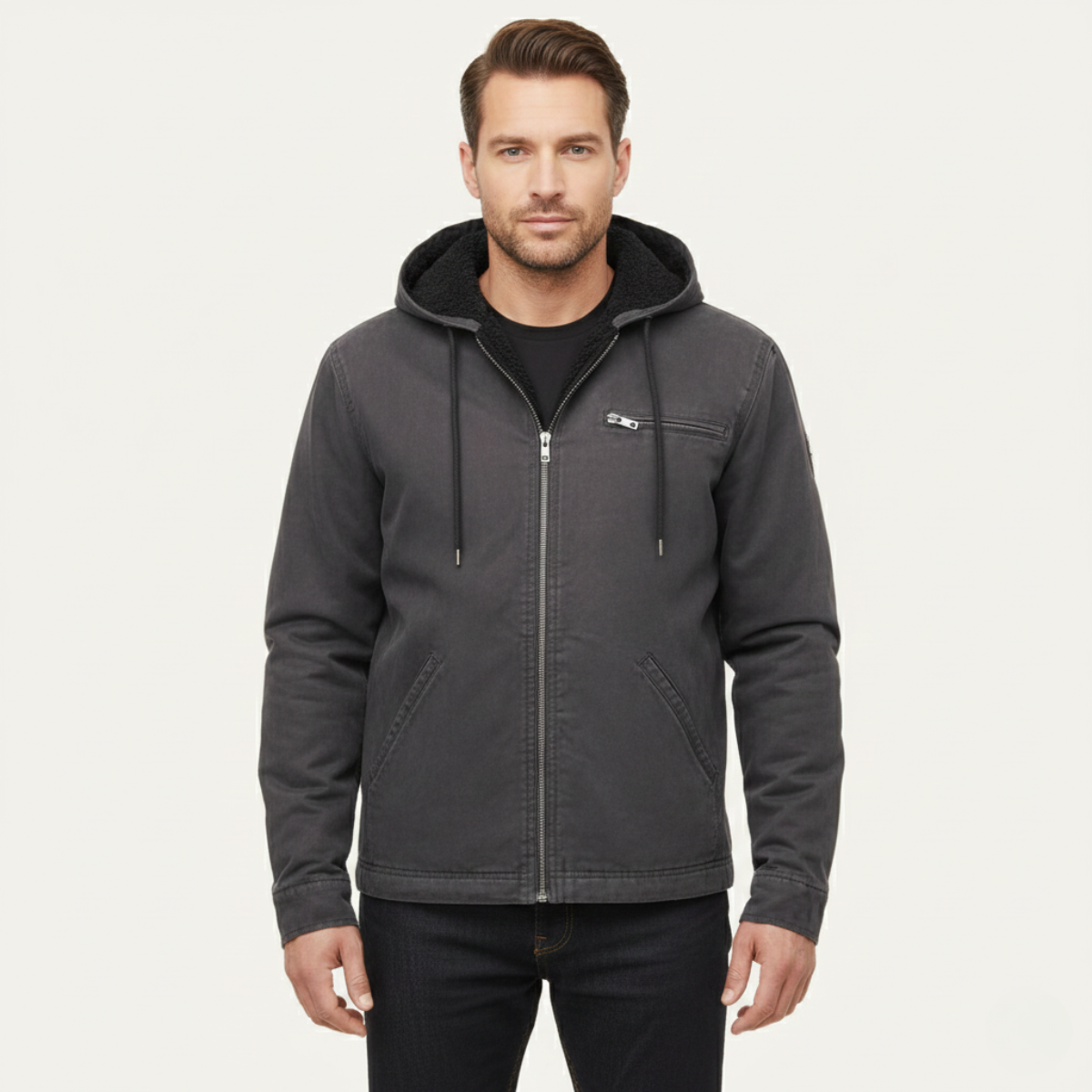 Men's Bomber Jacket with Lining