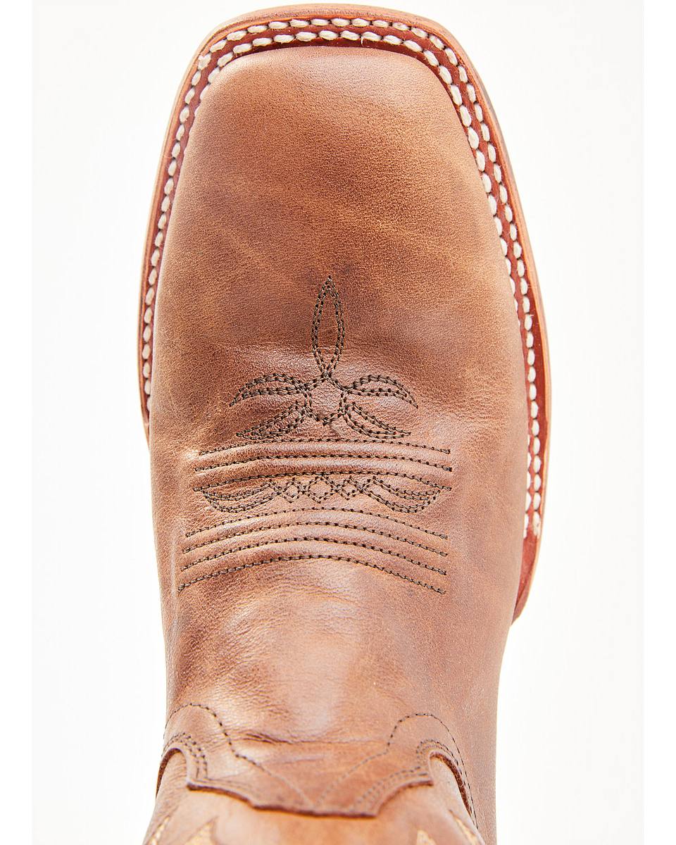 Women's Western Boots - Broad Square Toe Jeannie Style