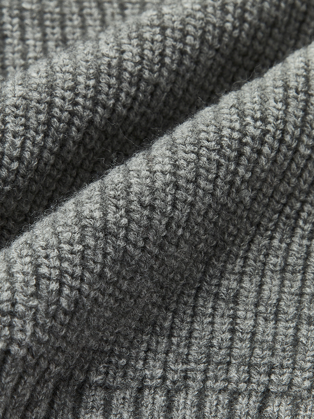 Women's Ribbed Denim Sweater