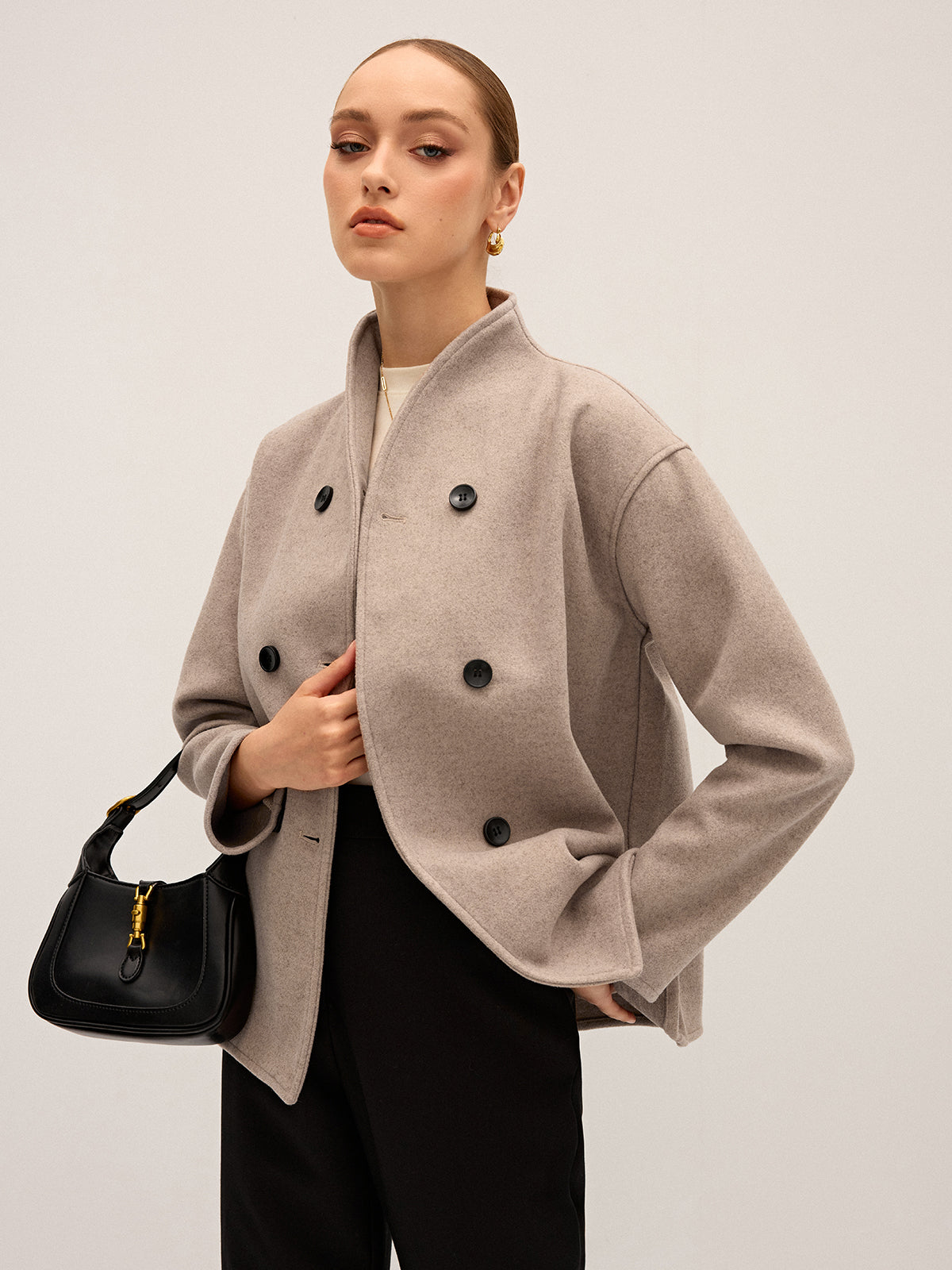 Women's Oversized Button-Down Jacket