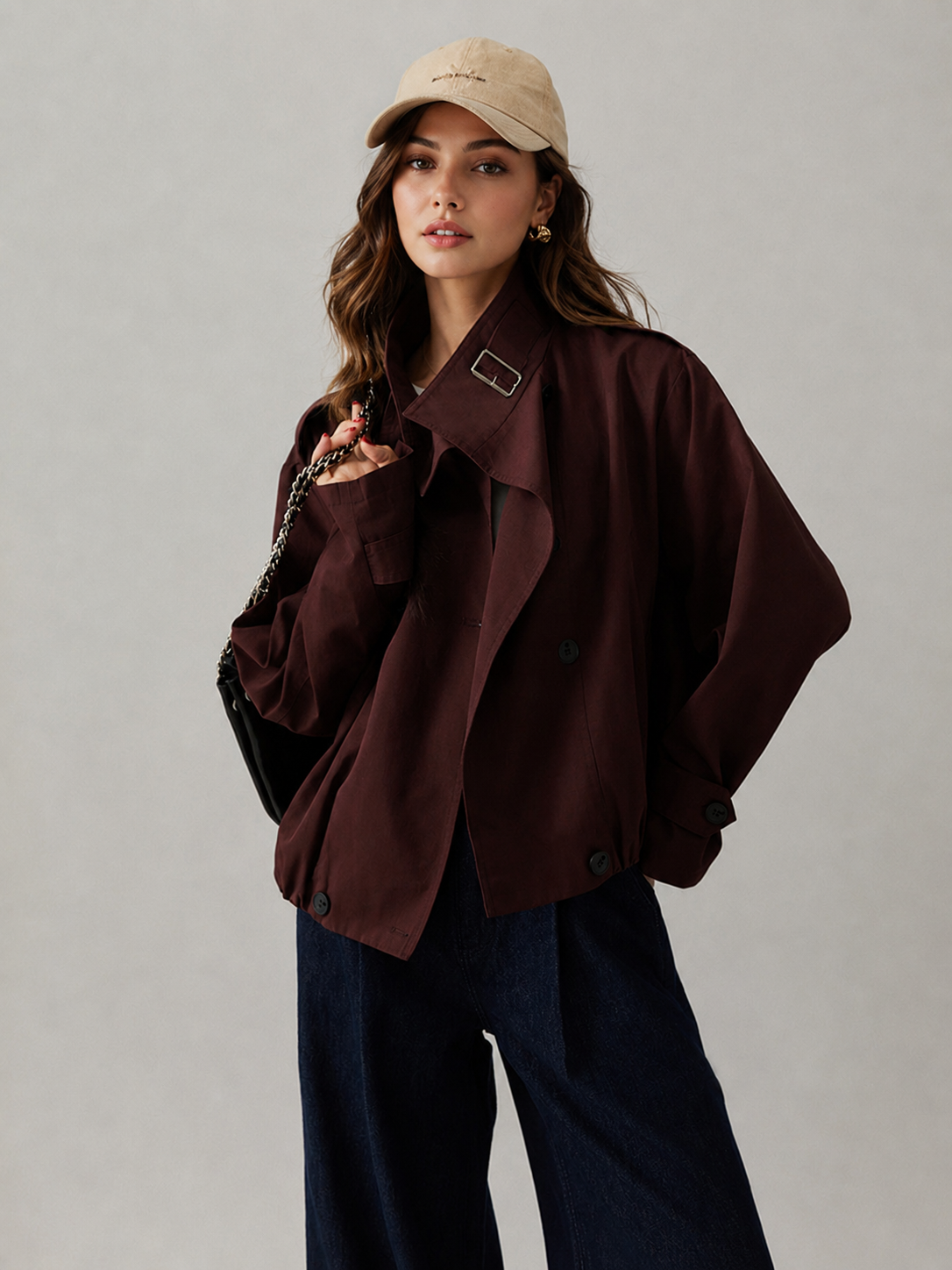 Women's Vintage Loose Trench Coat