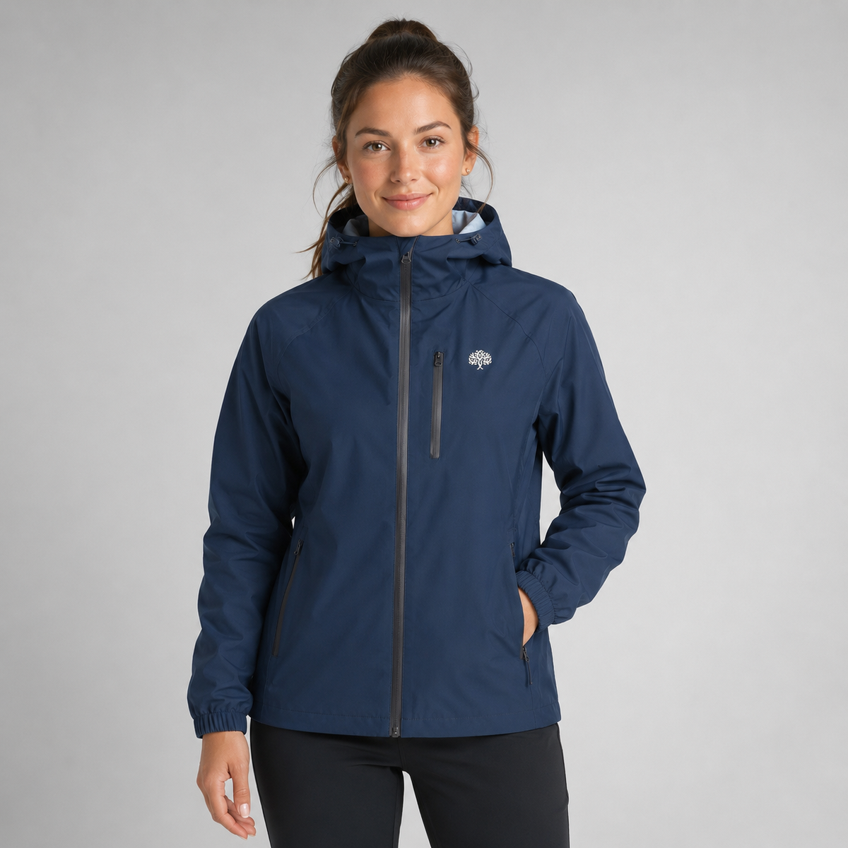 Men's Lightweight Waterproof Hooded Rain Jacket