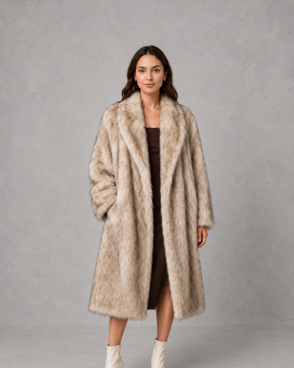 Fur Coat – Plush Women's Winter Jacket