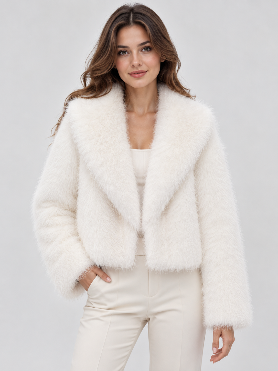 Women's Winter Faux Fur Jacket