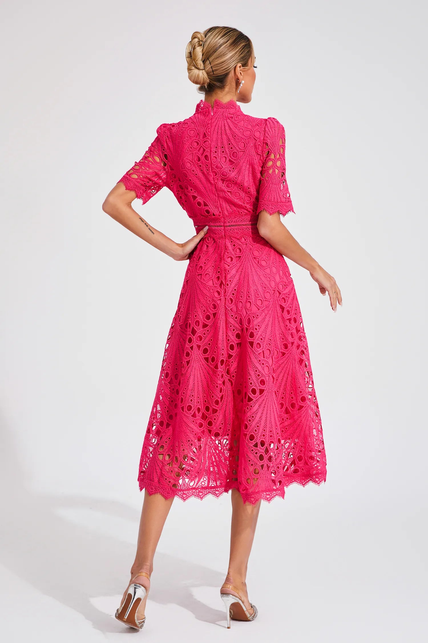 Sophia | Women's Lace Midi Dress, Formal