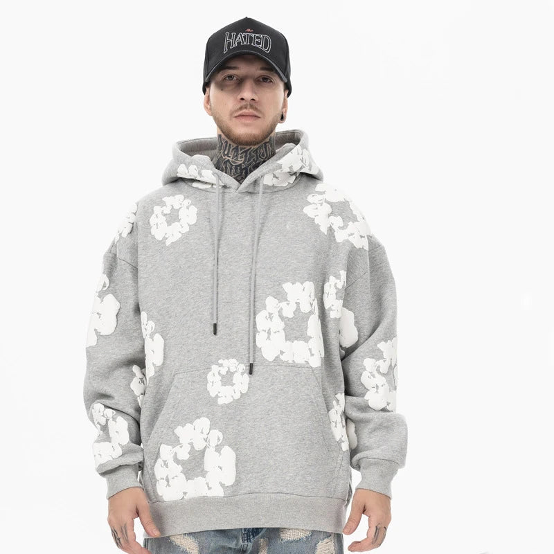 Men’s Casual Denim Tears Hoodie – Soft Hooded Sweatshirt