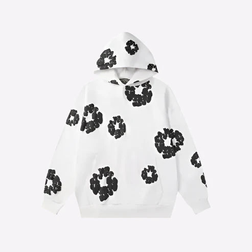 Printed Denim-Style Hoodie β Unisex Streetwear Sweatshirt