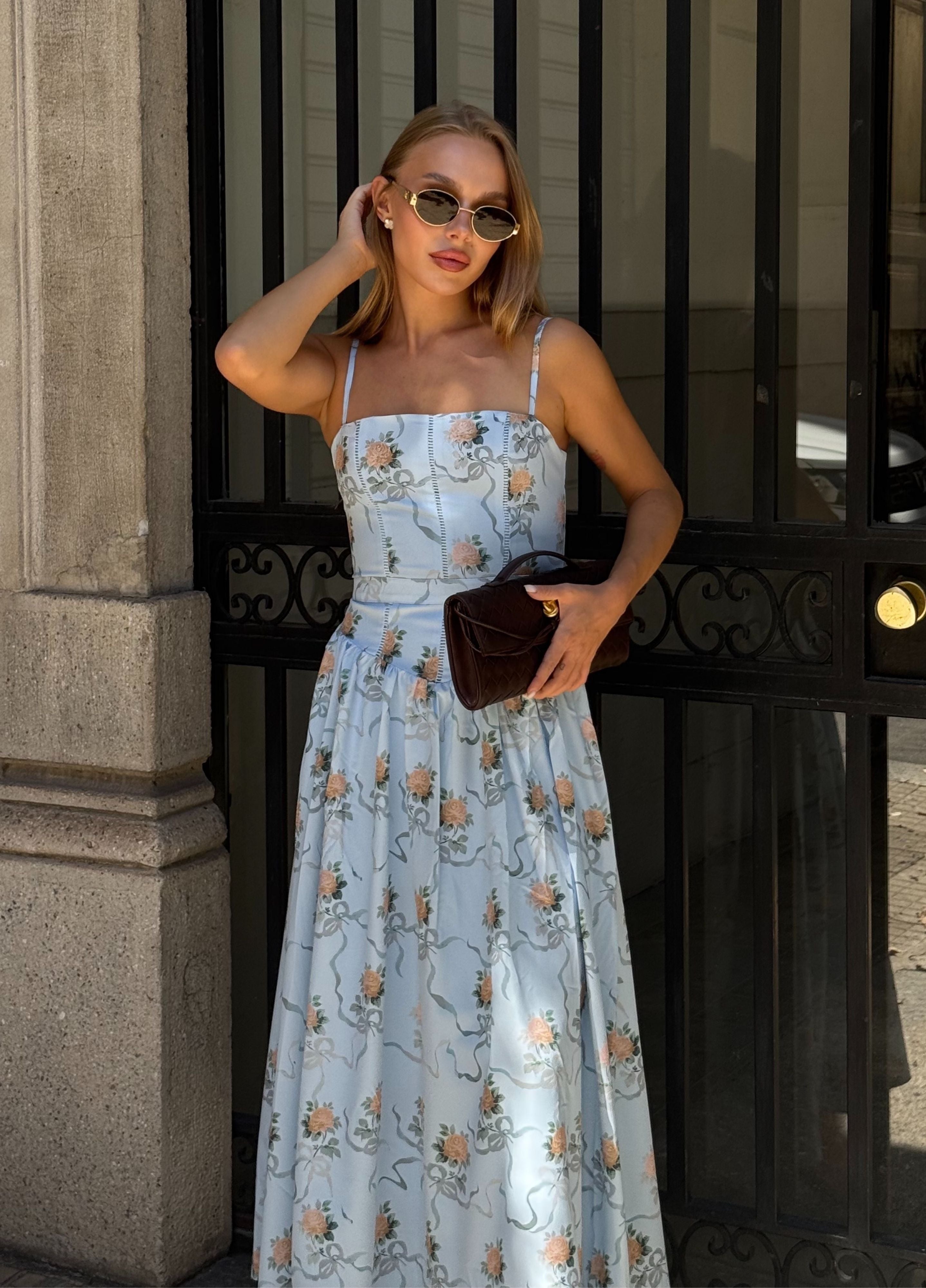 Seraphina | Women's Floral Midi Dress, Spring