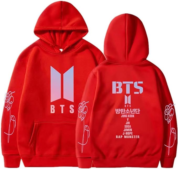 Men's Kpop Concert Hoodie - Casual Wear & Cosplay Pride