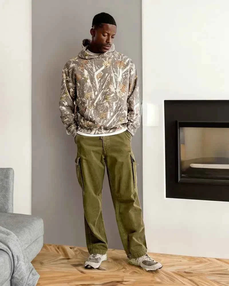 Women's Oversized Camouflage Hoodie for Everyday Wear