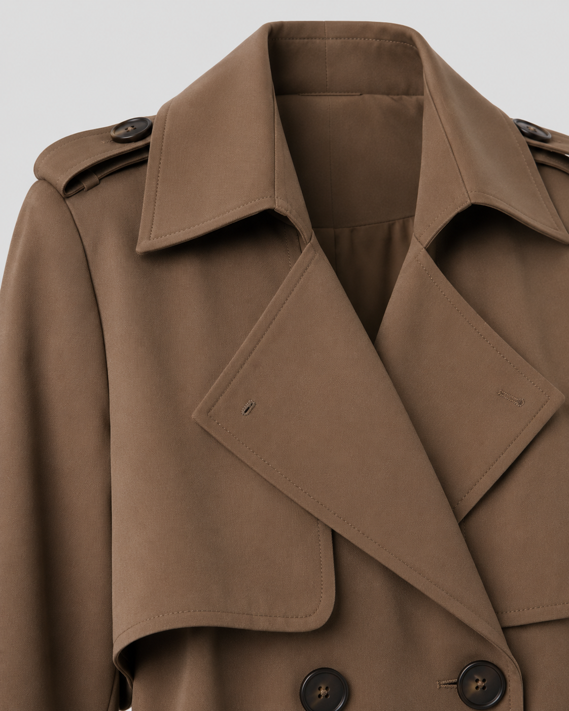 Long Belted Trench Coat for Women β Double Breasted Style