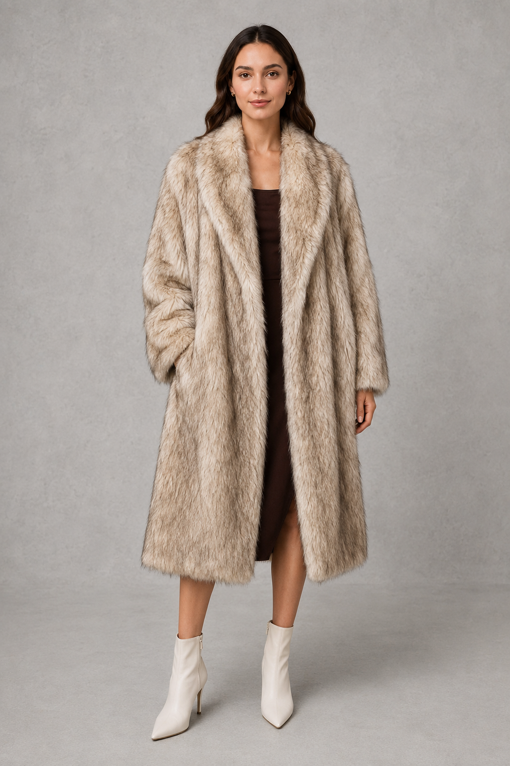 Fur Coat – Plush Women's Winter Jacket