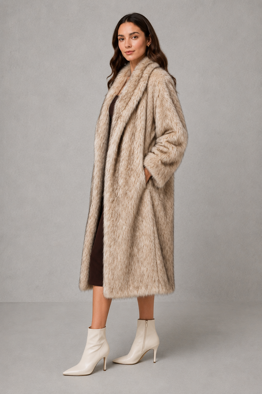 Fur Coat – Plush Women's Winter Jacket