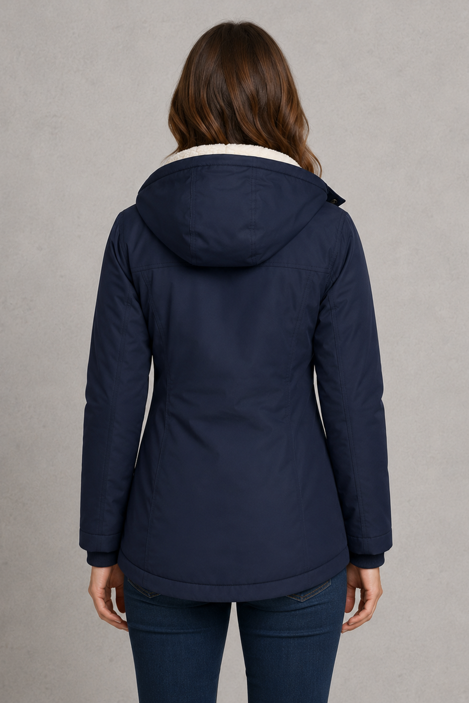 Women's Longline Waterproof Hooded Coat