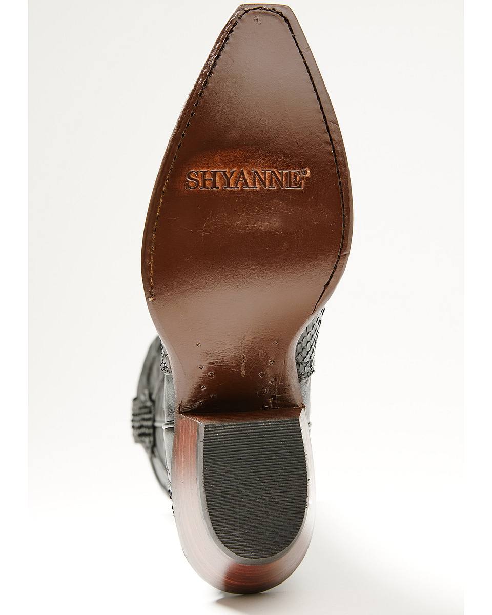 Women's Tall Western Python Snip Toe Boots