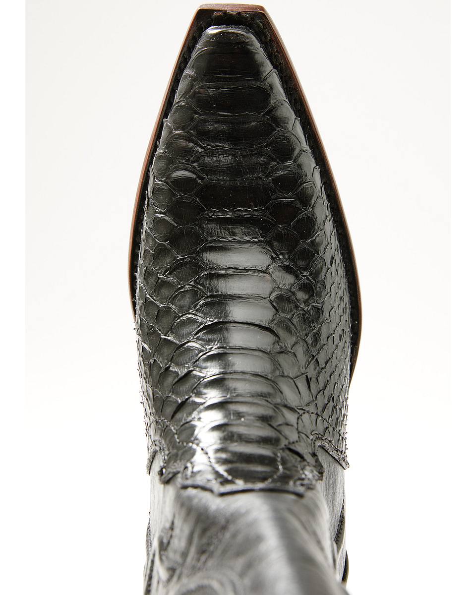 Women's Tall Western Python Snip Toe Boots