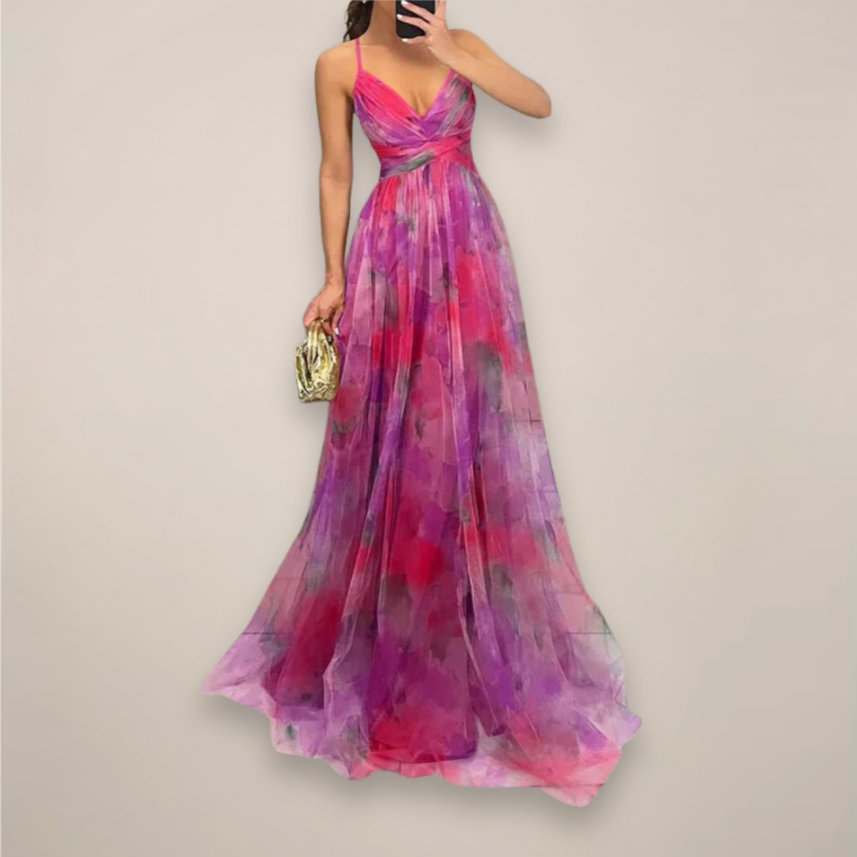 Lena | Women's Floral Maxi Dress