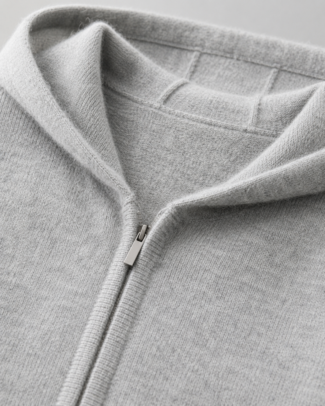 Men's Zip-Up Hoodie in Merino Wool
