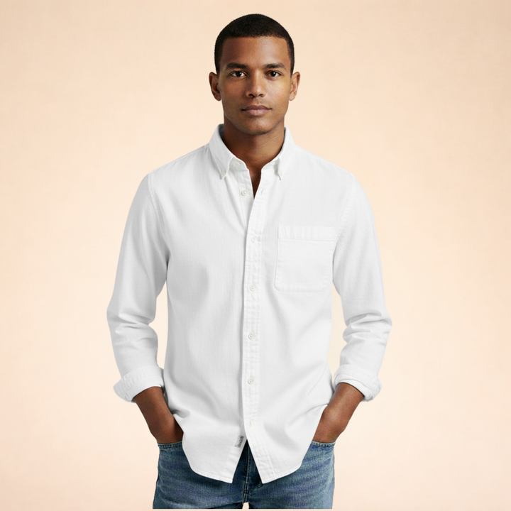 Reid | Men's Stylish Short Sleeve Button-Up Shirt
