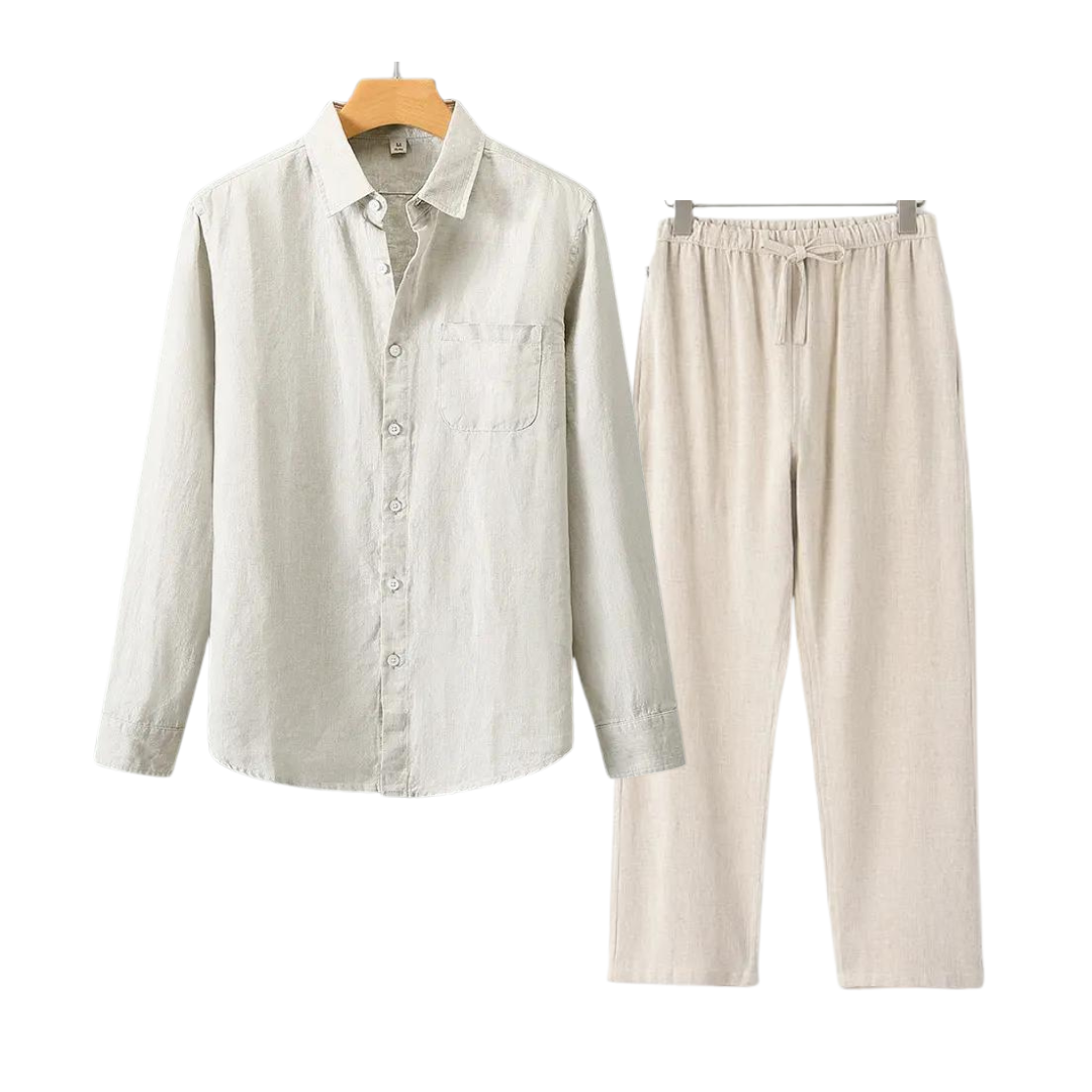 Beau | Men's Casual Cotton Button-Up Shirt