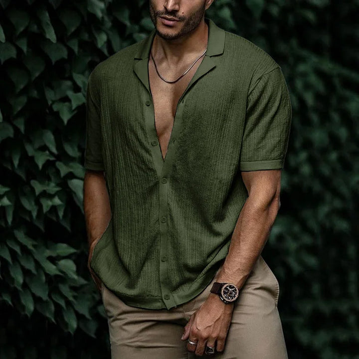 Men's Casual Lightweight Linen Shirt - Summer Fashion