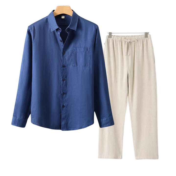 Beau | Men's Casual Cotton Button-Up Shirt