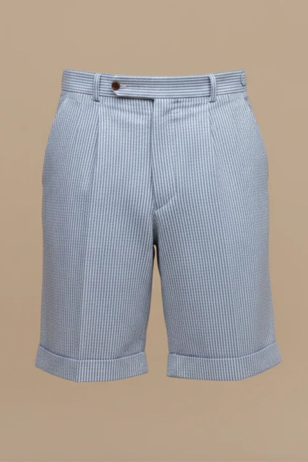 Men's Casual Striped Seersucker Chino Shorts - Summer Comfort