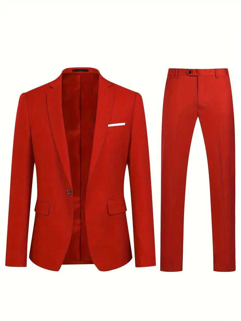 Beau | Men's Tailored Fit Blazer and Trousers Set