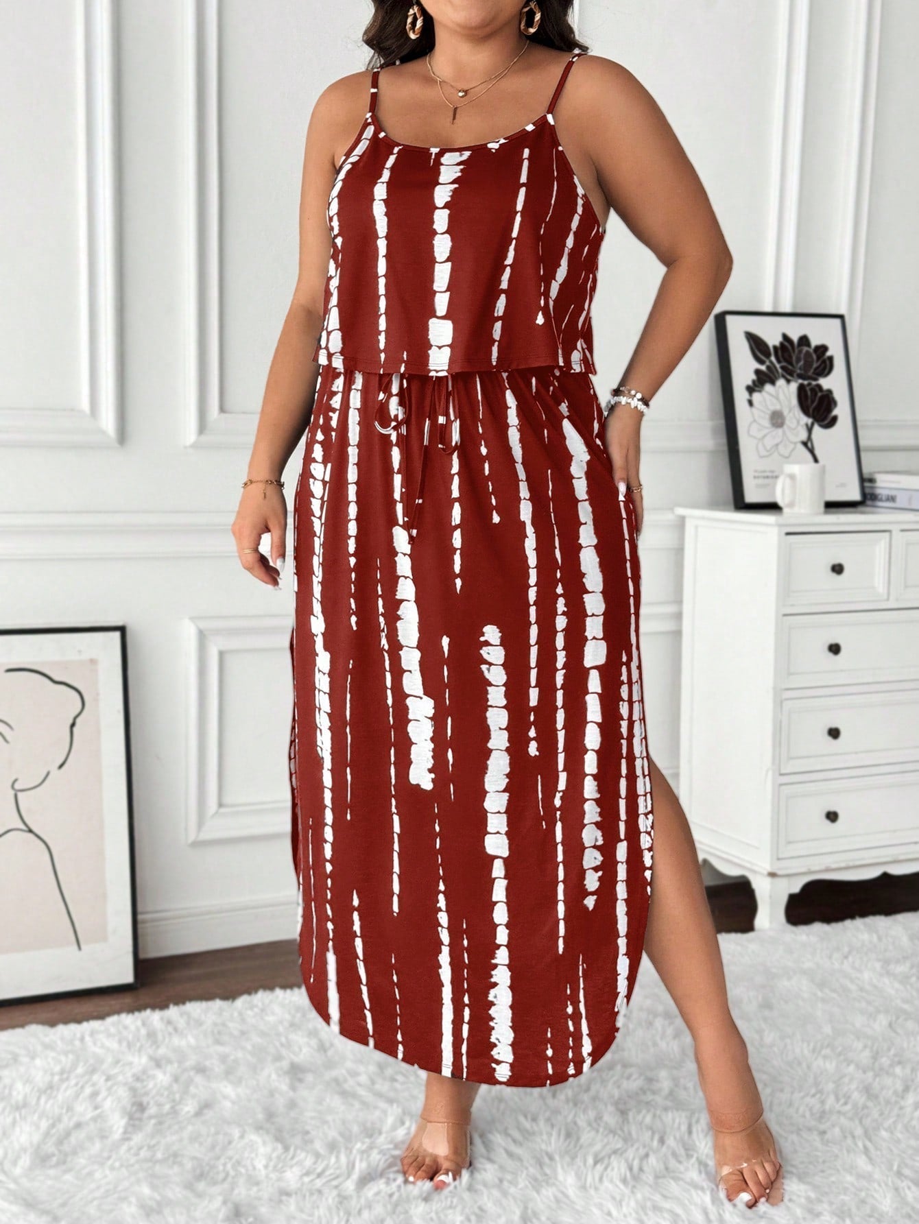 Alina | Women's Plus Size Two-Piece Set, Summer