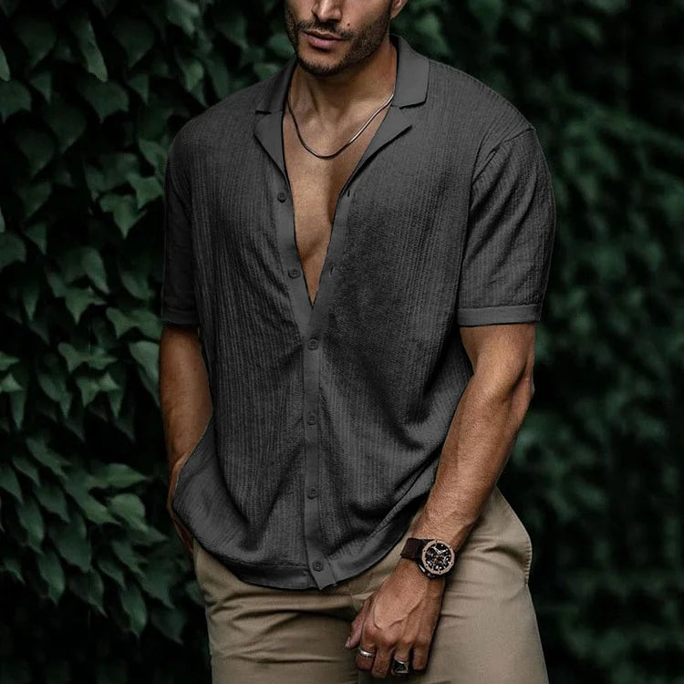 Men's Casual Lightweight Linen Shirt - Summer Fashion