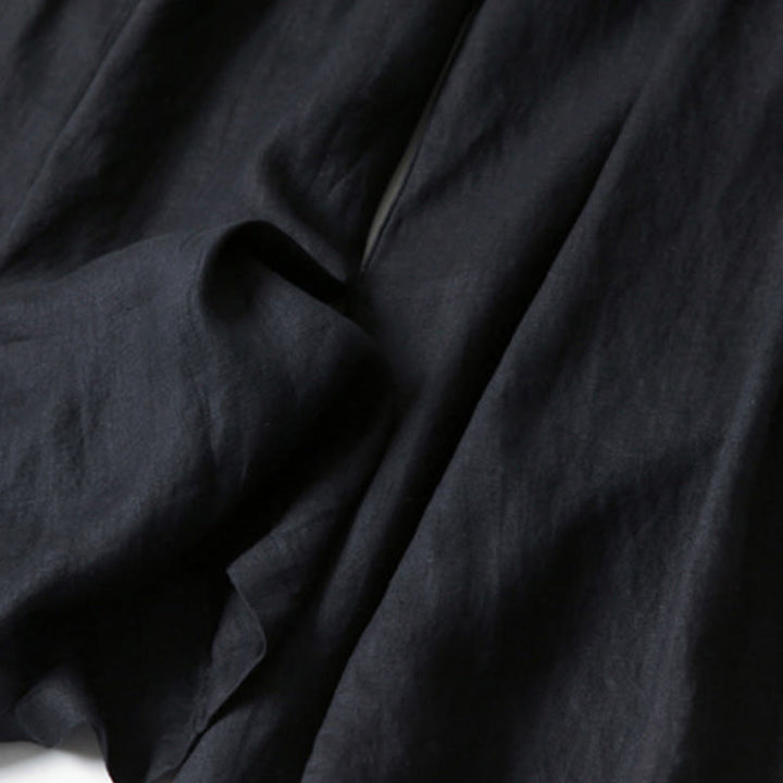 Women's Pleated Wide Leg Trousers - Summer Casual