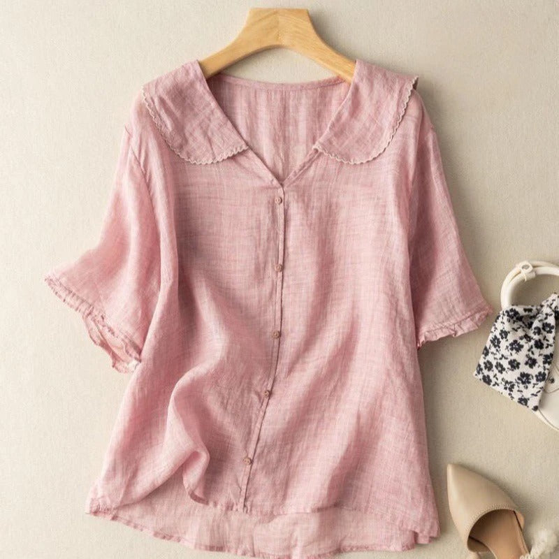 Emily | Women's Relaxed Fit Casual Blouse, Everyday Wear
