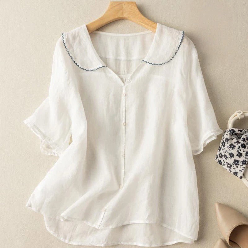 Emily | Women's Relaxed Fit Casual Blouse, Everyday Wear