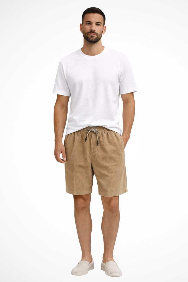 Men's Casual Wide Wale Corduroy Shorts - Summer Comfort