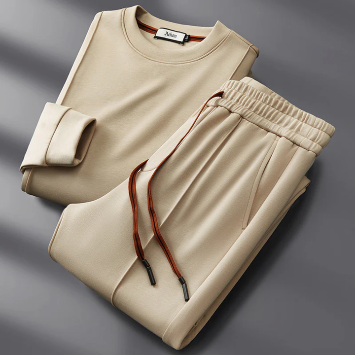 Men's Cotton Tracksuit Top and Bottom Set - Casual Wear