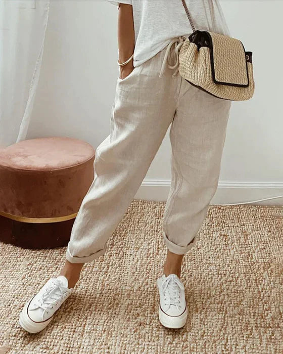 Emily | Women's Bohemian Wide-Leg Pants, Casual