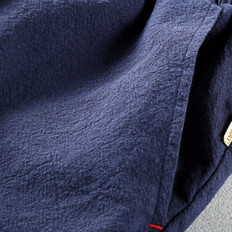 Men's Japan Style Cotton Blend Shorts - Casual Wear