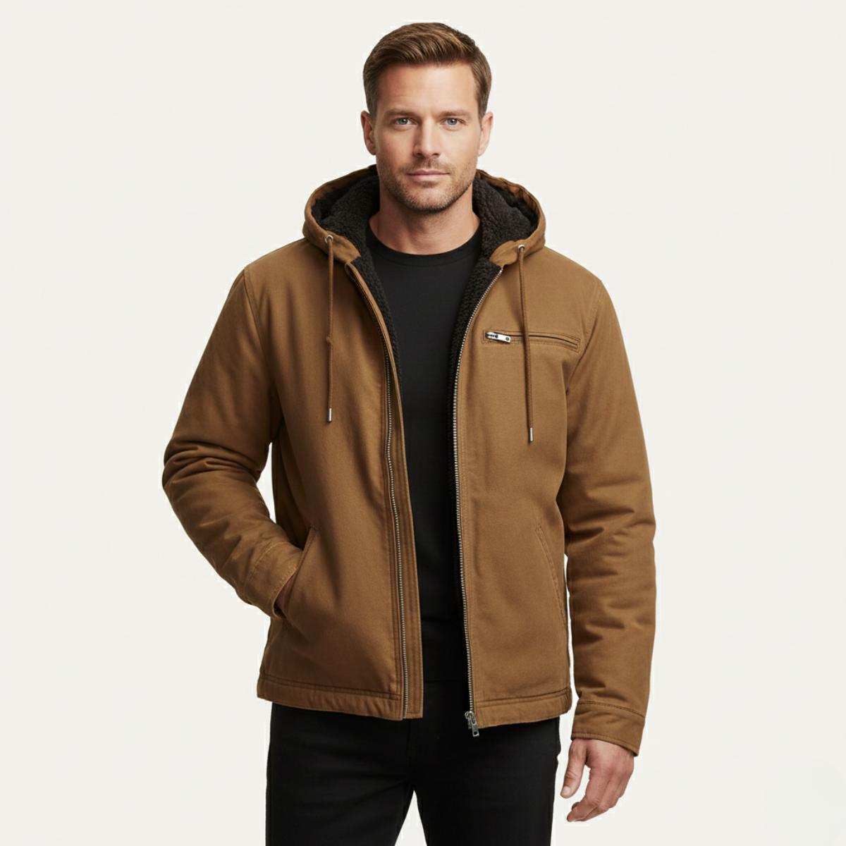Men's Bomber Jacket with Lining