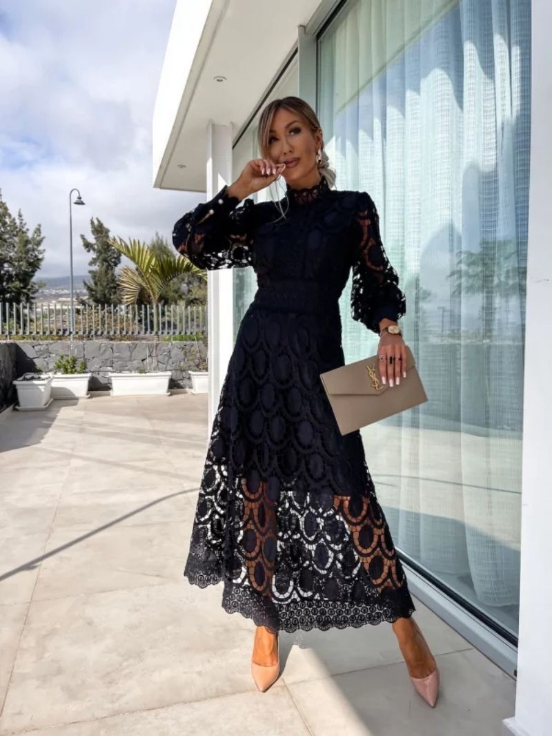 Emily | Women's Lace Bodycon Midi Dress, Evening
