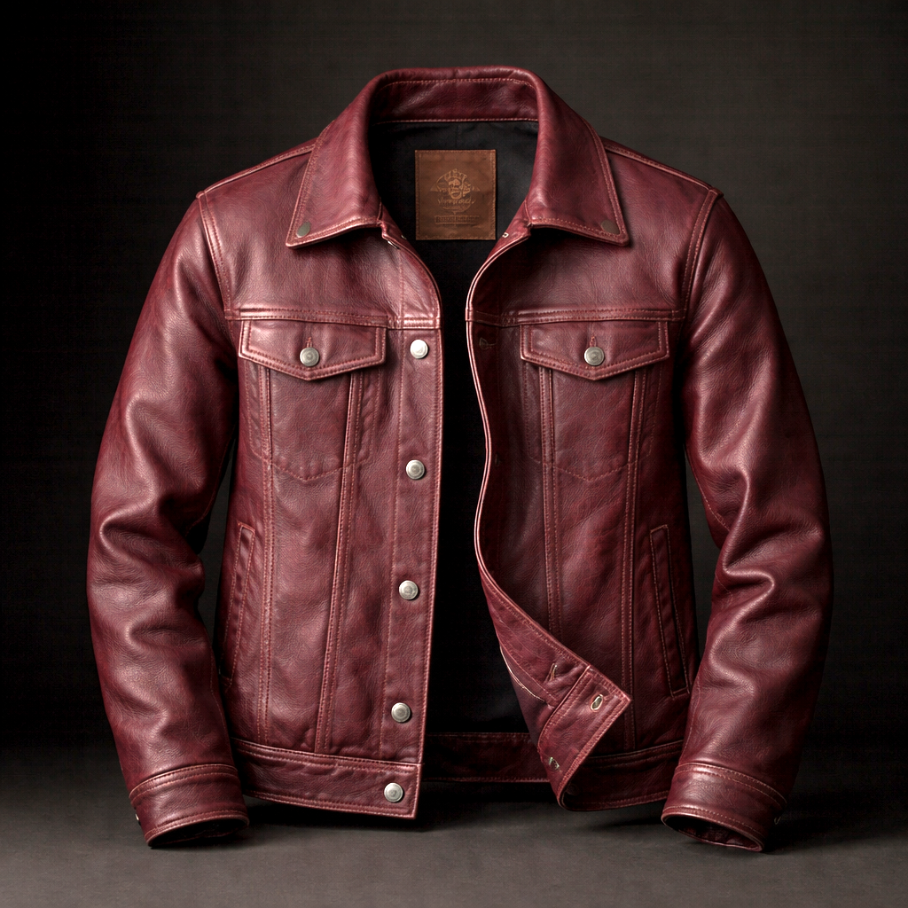 Men's Genuine Leather Vintage Jacket