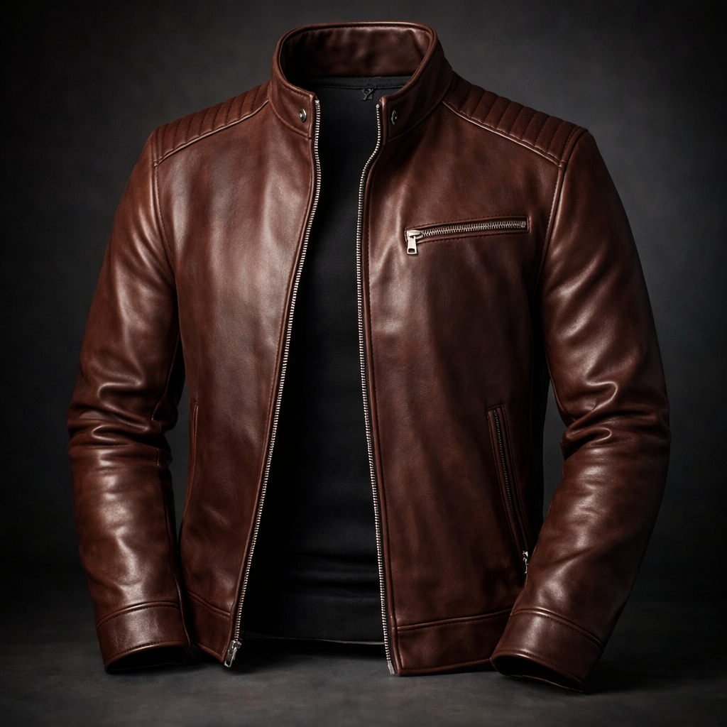 Men's Leather Classic Jacket