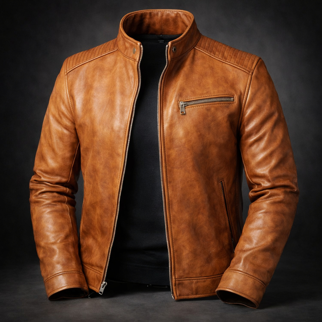 Men's Leather Classic Jacket