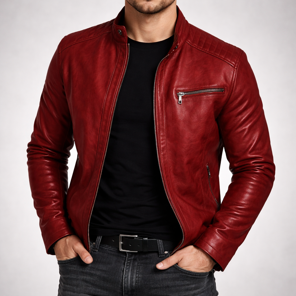 Men's Leather Classic Jacket