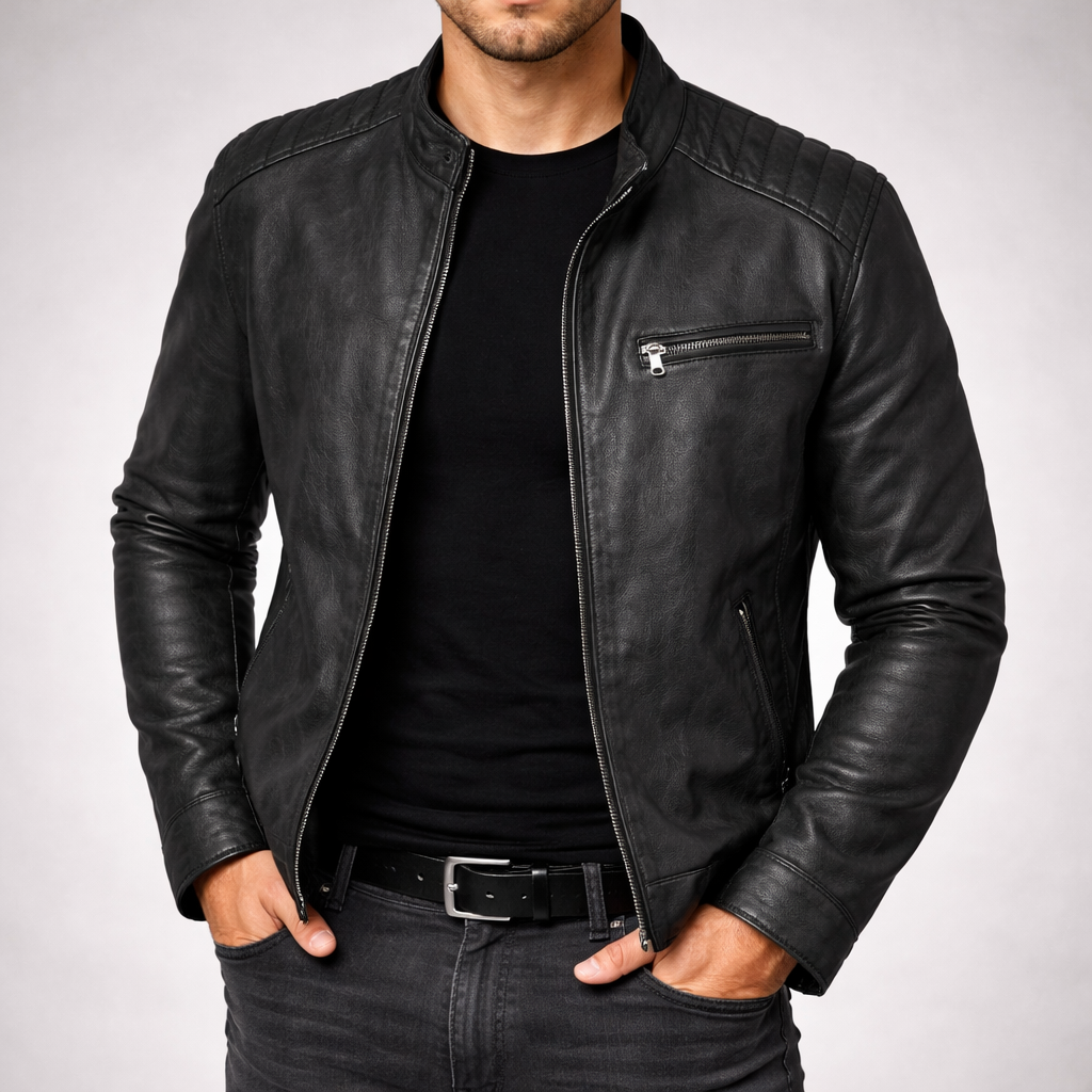 Men's Leather Classic Jacket