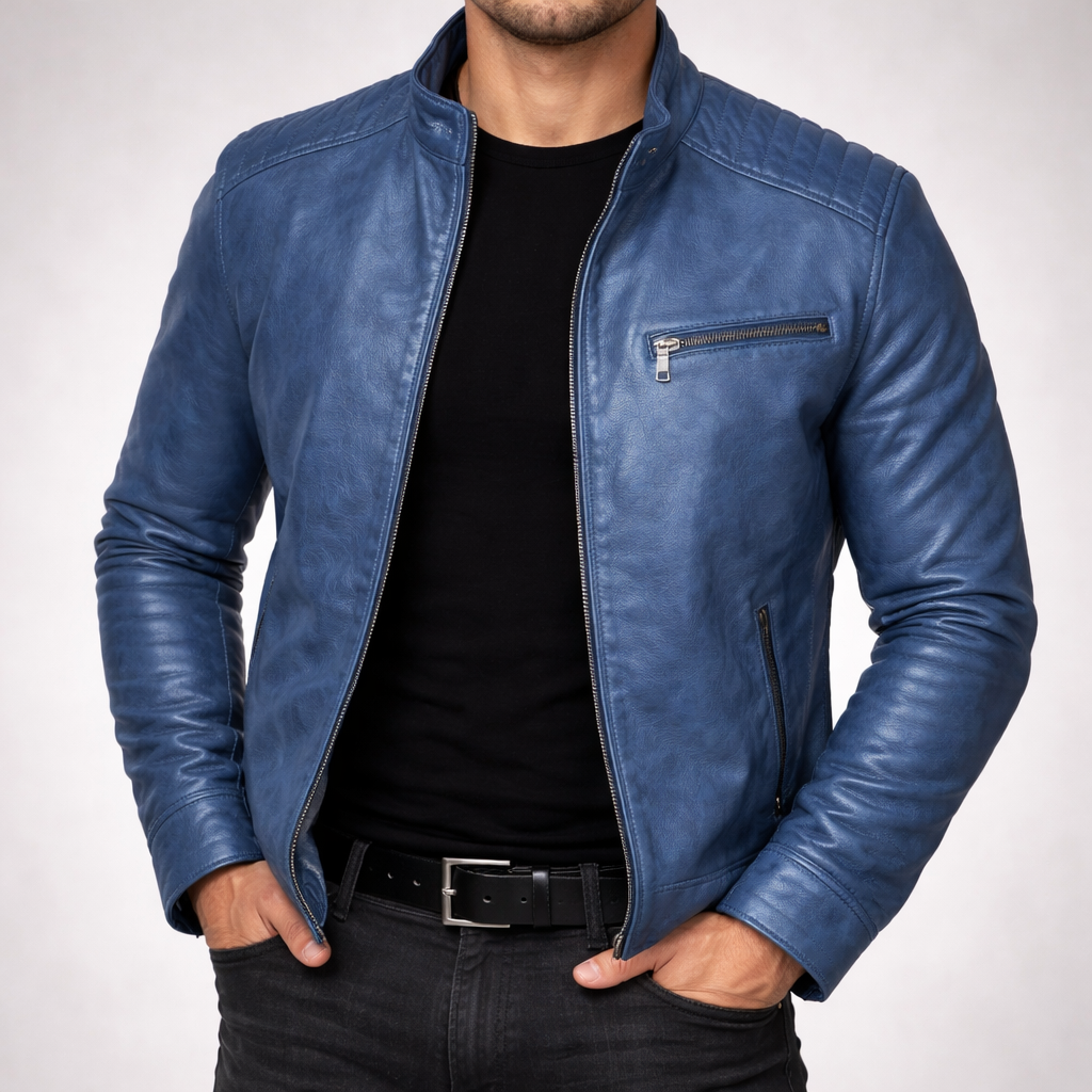 Men's Leather Classic Jacket