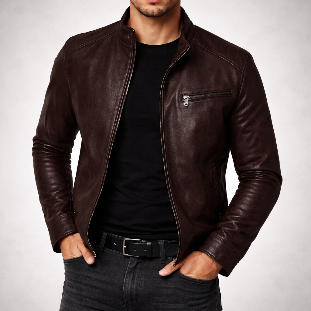 Men's Leather Classic Jacket